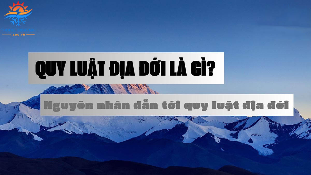 Quy luật địa đới là gì? Quy luật địa đới có biểu hiện nào?